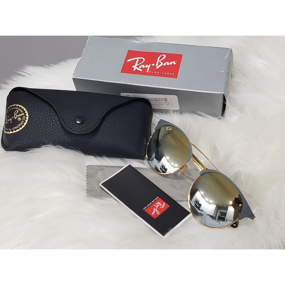 [RB3545-9007/A7] Ray-Ban‎ Highstreet Round Sunglasses Gray